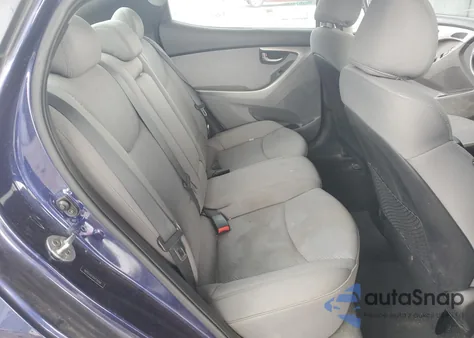 2012 Hyundai Elantra Gls из США, поврежденный, VIN 5NPDH4AE4CH139566